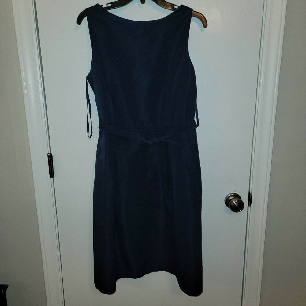 Merona Collection Navy Boat Neck Dress 12
